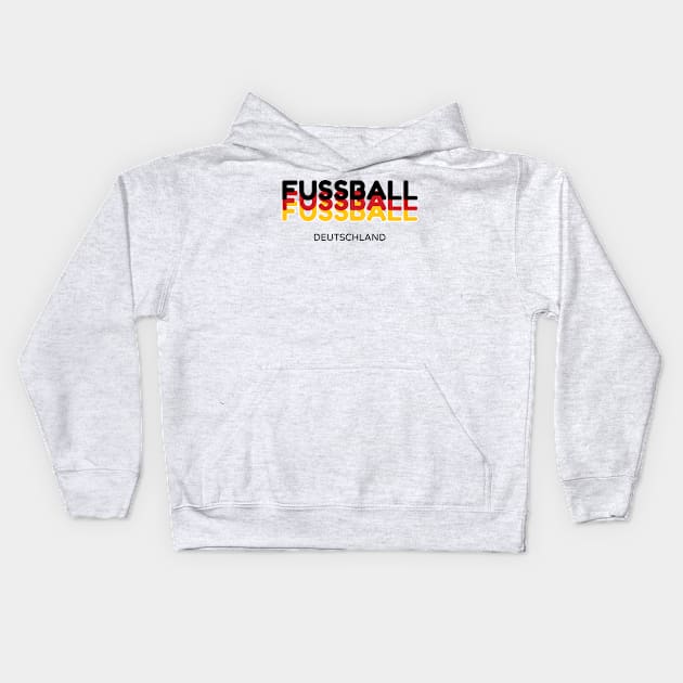 SCNT009 - Fussball Germany Kids Hoodie by Tee Vibes Co.